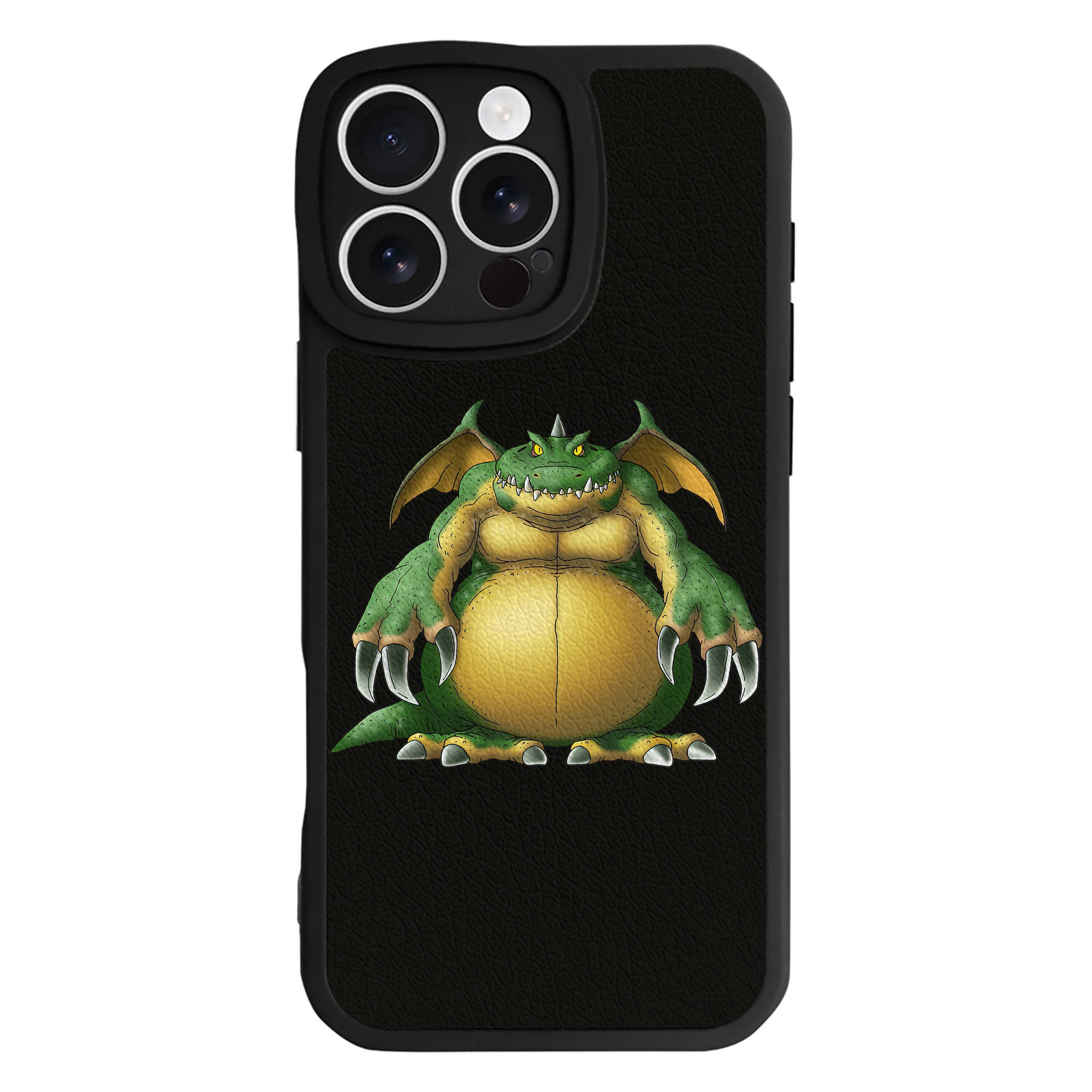 （画像用） ドラゴンクエスト Doragon Kuesuto Dragon Quest 【iPhone 16シリーズ対応】シリコンスマホケース（レザー調） 材質：シリコン